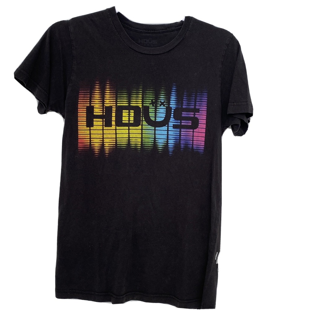 Hous T-shirt  Unisex Size Small Short Sleeves Shirt Tee Black Graphic